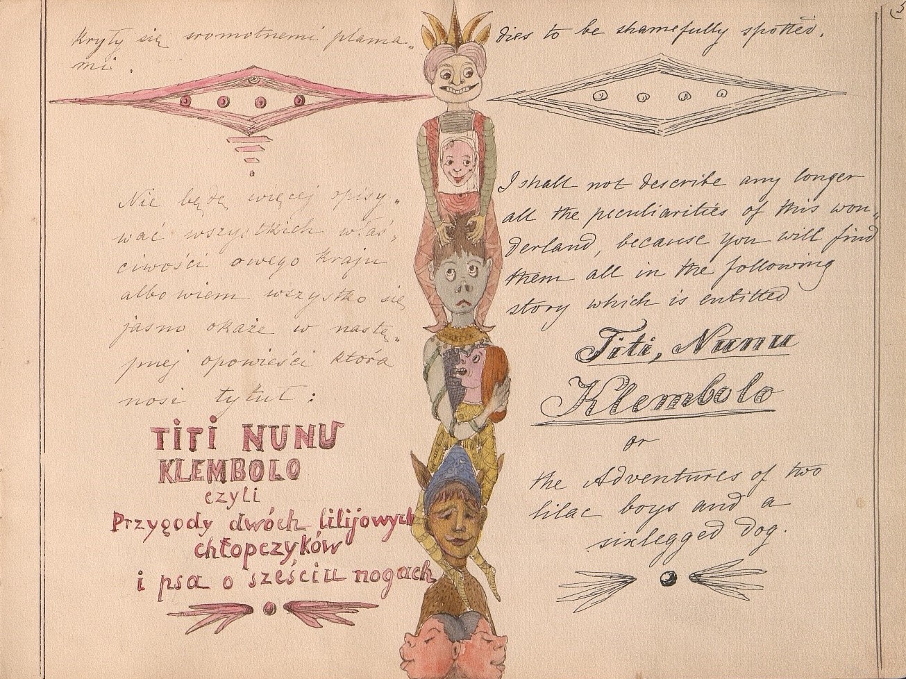 Helena Modjeska's Titi, Nunu, and Klembolo