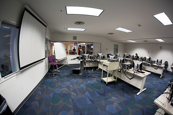 Multimedia resources center classroom