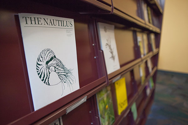 Periodicals on the shelf