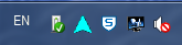 English language icon in Windows
