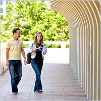 Exterior of Langson Library