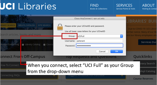 Connect From Off Campus Uc Irvine Libraries