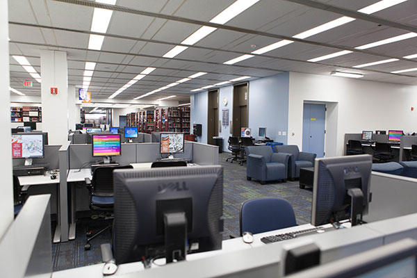 Langson Library 1st Floor Work station 1