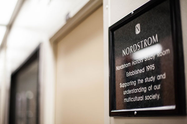 Nordstrom Honor Study Room Plaque