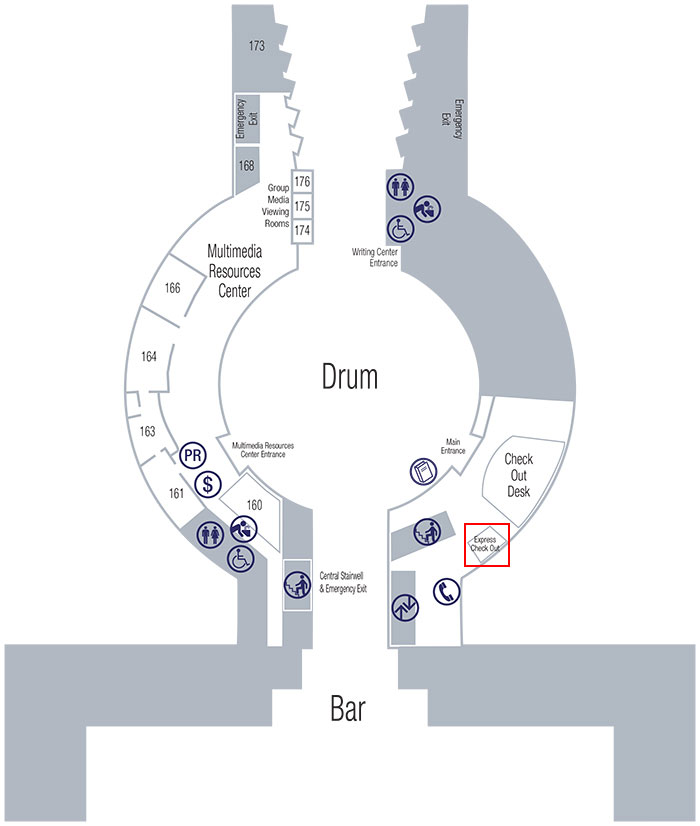 Floor Plan Science Check out Desk