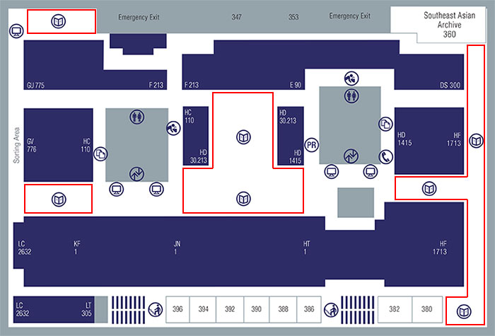 Study Space Map