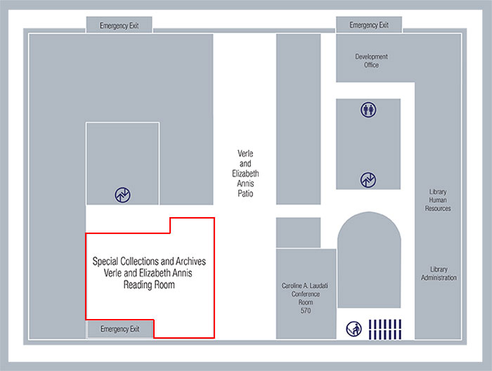 Special Collections & Archives Map