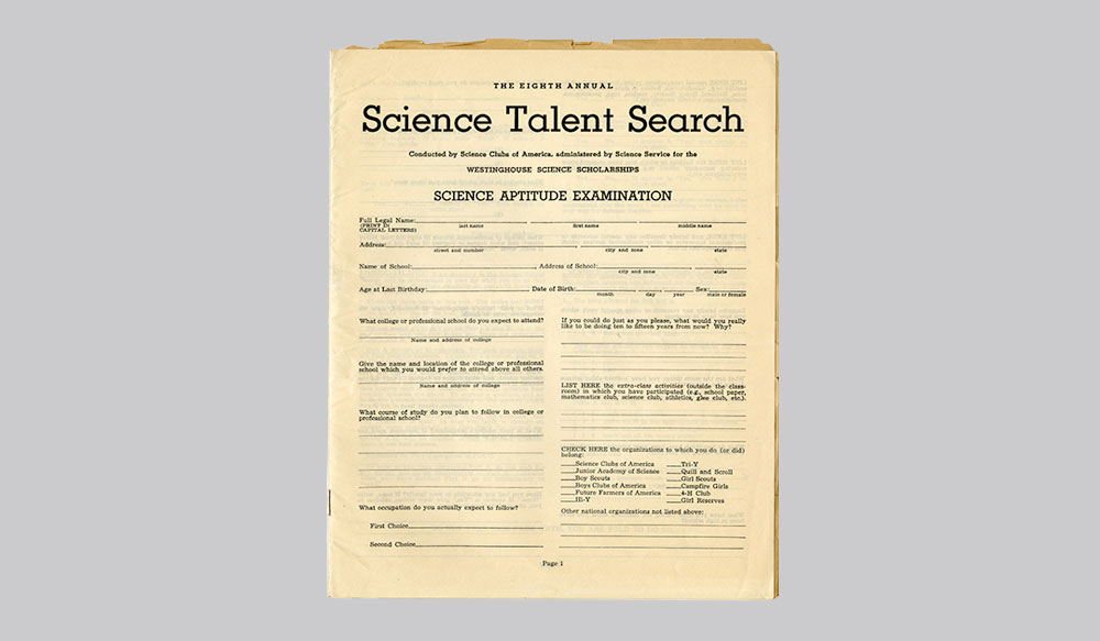 science talent search