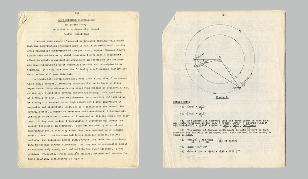 thorp original calculations