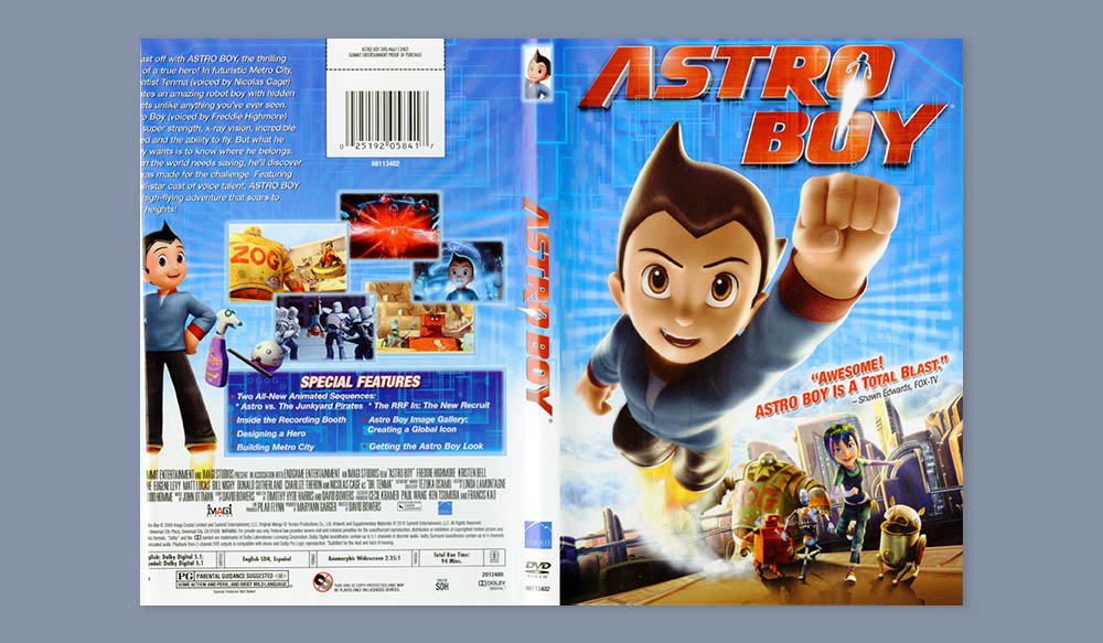 Astro boy computer-animated feature film