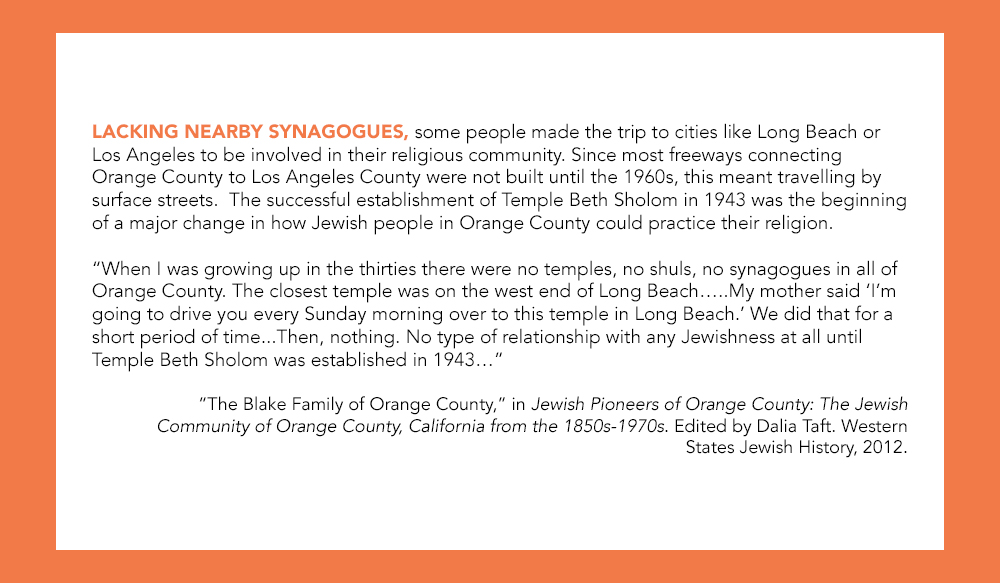 lacking nearby synagogues