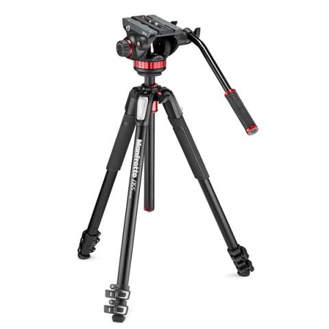 Manfrotto MVH500A Fluid Drag Video Head with MVT502AM Tripod