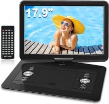 WONNIE 17.9" Large Portable DVD/CD Player